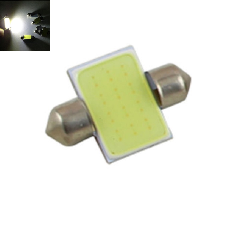 JMS - Lampu LED Kabin Plafon Mobil Festoon Double Wedge COB 12 SMD