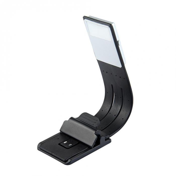 Lampu Baca Mini LED Detachable Clip Reading Lamp 3 Color 50 Lumens 3W - KD-20