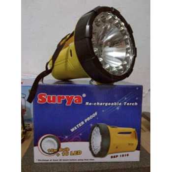 Senter Halogen Surya SSP 1516 waterproof + 15W + 16 LED + tembus kabut