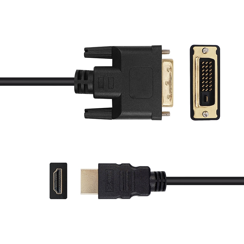 FSU Kabel Video Adaptor HDMI to DVI 24+1 Pin Bi-directional 1080p - BL-DH