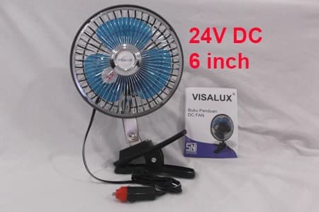 Kipas Angin DC jepit Visalux Aki Mobil