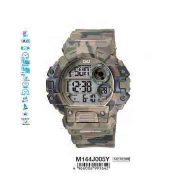 Q&Q QnQ QQ Original Jam Tangan Pria Digital Army - M144 M144J