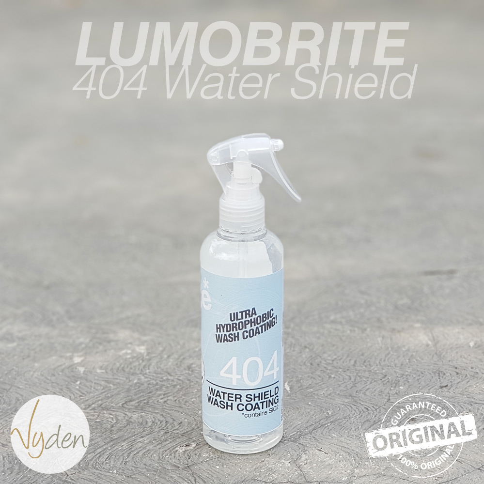 LUMOBRITE 404 Watershield Waterbased Coating Hydrophobic Action