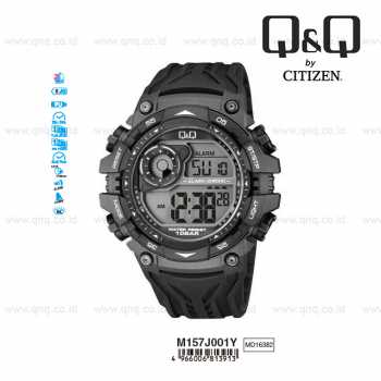 Q&Q QnQ QQ Original Jam Tangan Digital - M157 M157J Water Resist