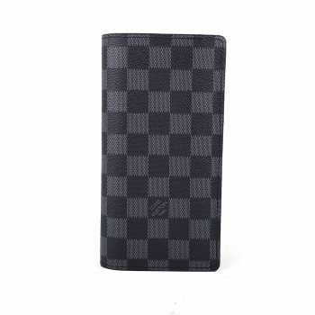 Dompet Panjang Kulit Asli Pria Wanita Murah - LVT DAMIER 62665 BLACK