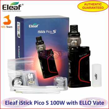 Eleaf iStick Pico S 100W Vaporizer with ELLO Vate Kit - Authentic