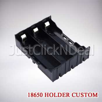 Holder Baterai 18650 Custom 3 Slot DIY Mod Vape Vapor
