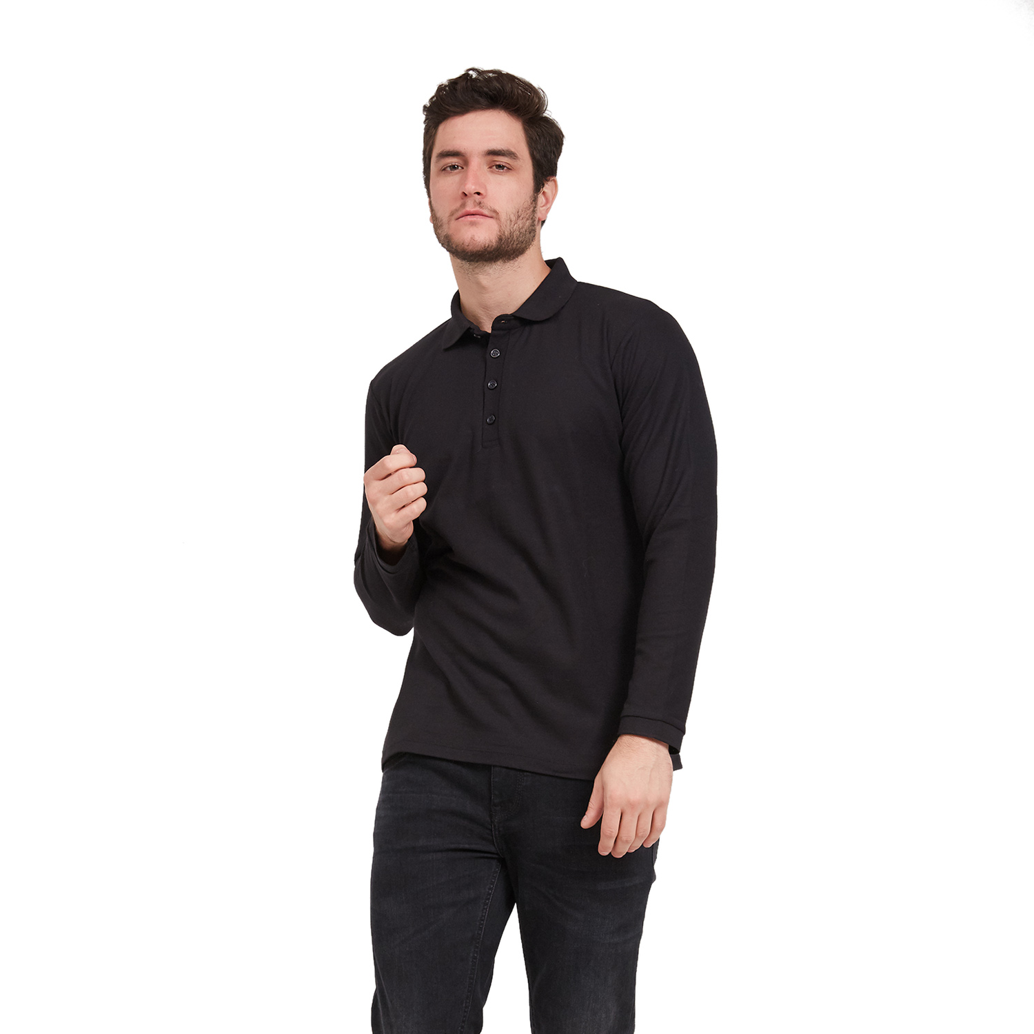 VM Kaos Polo Shirt Panjang