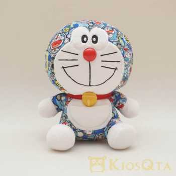 boneka doraemon mirip Uniqlo Doraemon X Takashi Murakami small