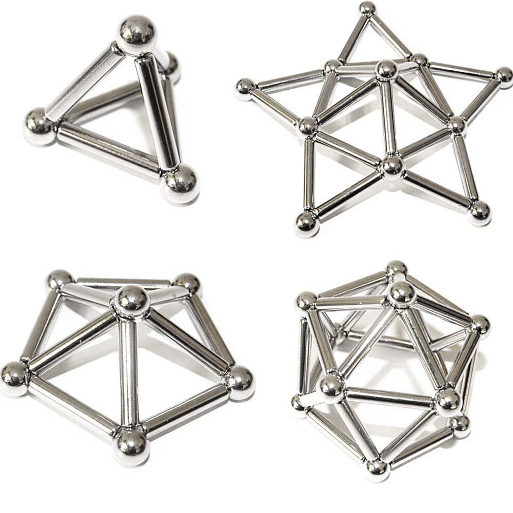 ZY Mainan Magnetik Steel Metalic Stick and Bucky Balls - 005