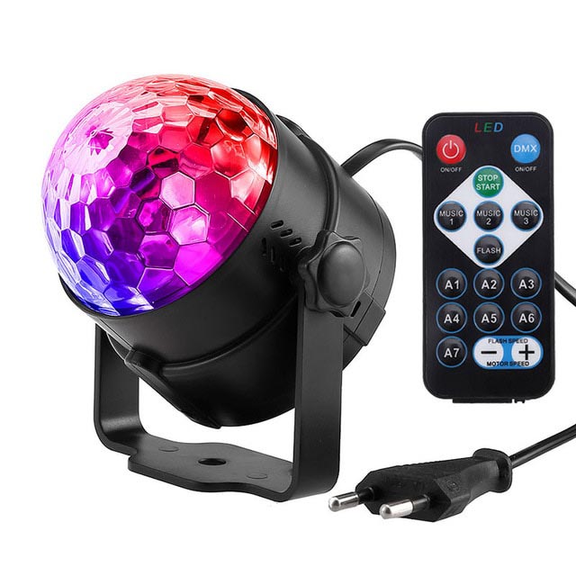 TaffLED Lampu Proyektor Disco LED RGB 240V 6W with Remote Control - CY-LV-RG