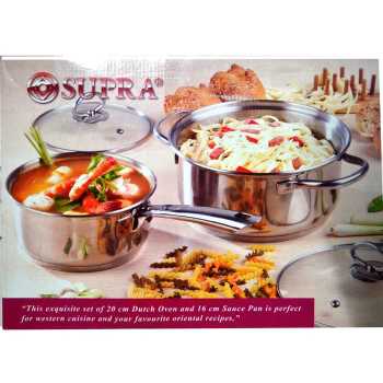 Supra Panci Jasmine Set 16 Panci Sauce Pan Dan 20 Pnci Dutch Oven