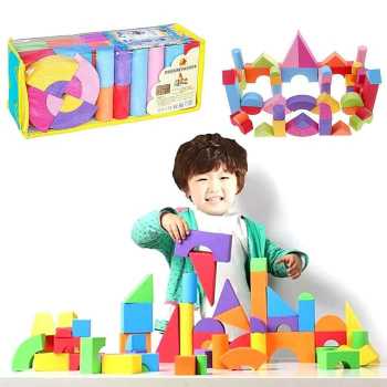 EVA Foam Building Blocks / Mainan Edukasi Balok Spons Spon Montessori