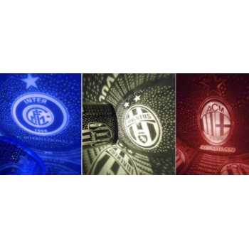 Lampu Tidur Proyektor Klub Bola Liga Italia Juventus AC Milan Inter Mi