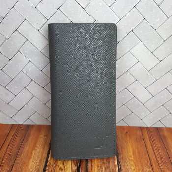 Dompet Panjang Kulit Asli Pria Wanita Murah - LVT 62665 DARK GREY