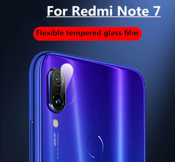 Tempered Glass Camera Lens Protector - Xiaomi Redmi Note 7