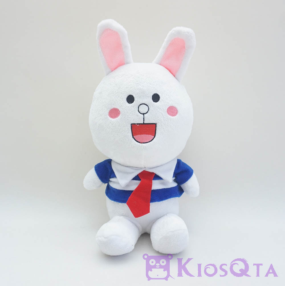 Boneka line cony baju biru stripe dasi merah medium