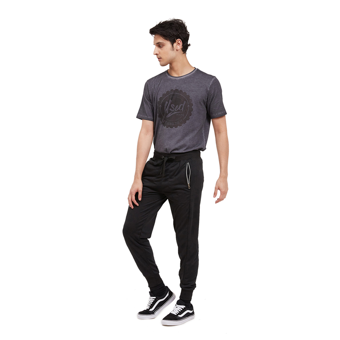 Jfashion Celana Jogger training Pria variasi Seleting Saku - Rian