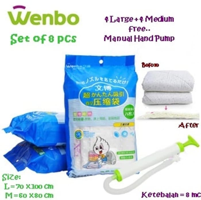 Wenbo Vacuum Bag Set 8