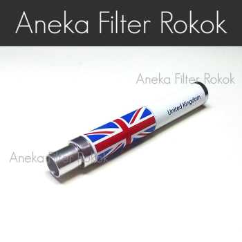 Filter Rokok Permanen | Pipa Rokok | ZH15 Motif Bendera (mild+stdr)