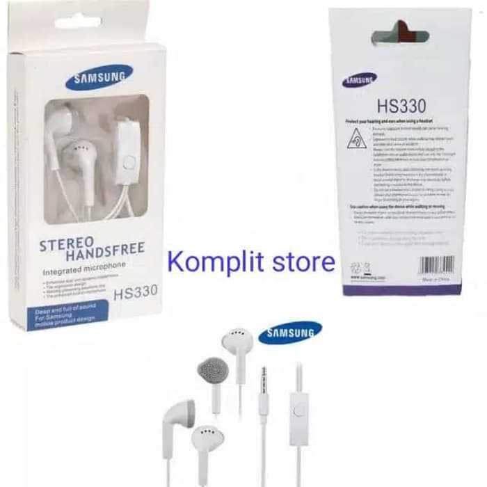 Jual Headset earphone handsfree stereo samsung galaxy hs330