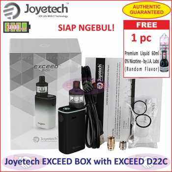 Joyetech EXCEED BOX 3000mAh + EXCEED D22C Vaporizer Kit - Siap Ngebul