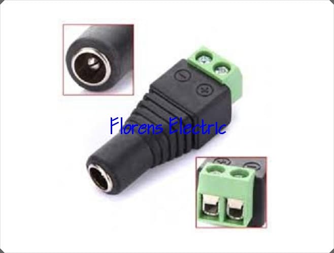 Jack DC Power Female untuk kabel CCTV