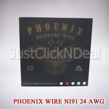 Kawat Vape Phoenix Wire Nichrome Ni91 24 AWG Authentic