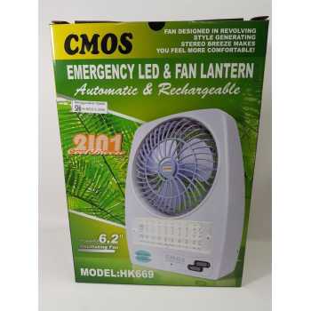 Emergency Lamp + Kipas Jumbo Hk 669 Hk669 Hk-669 Cmos