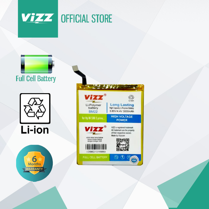 Vizz Baterai Xiaomi BM22 MI5 MI5 Prime Original
