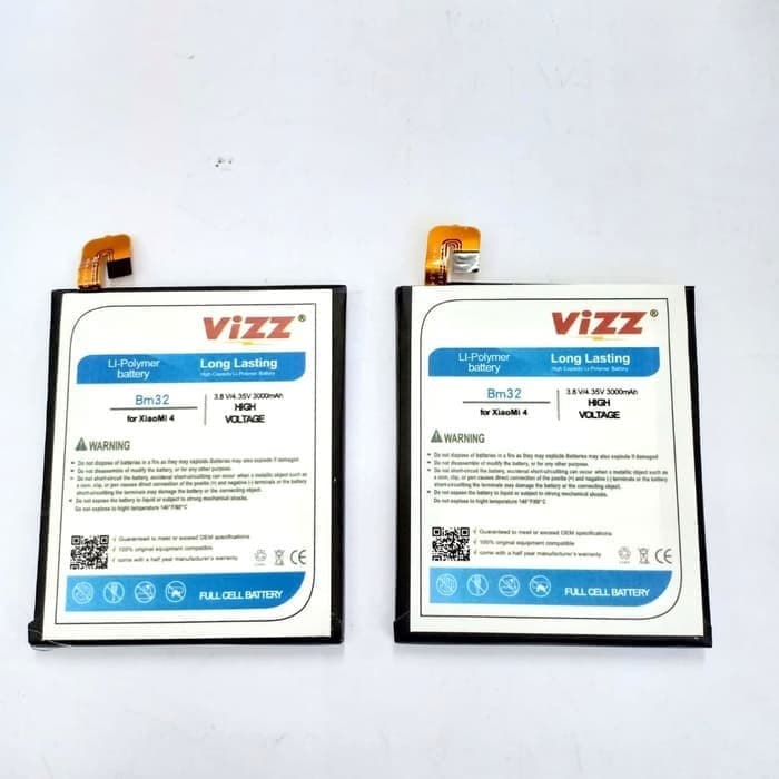 VIZZ Baterai XIAOMI BM32 / Mi4 ORIGINAL