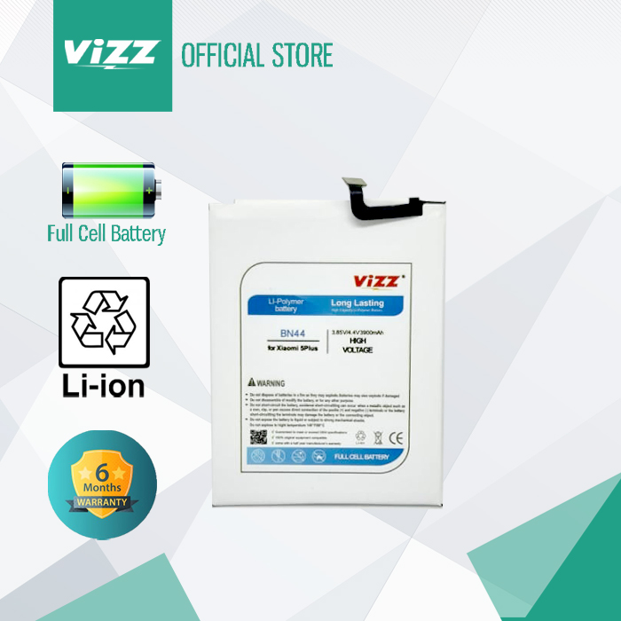 Vizz Baterai Xiaomi BN44 Redmi 5+ Original