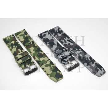 Soft Rubber Diver Strap Camouflage Military Navy Army Grey Green CMF