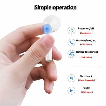 Jual WOJOQ TWS Earphone Bluetooth 