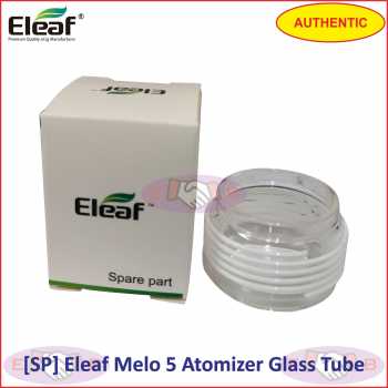 Eleaf Melo 5 D25 2ml/4ml Atomizer Glass Tube/Kaca Tabung Spare Parts