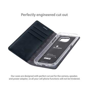 Jual GOOSPERY Samsung M10 M105F Blue Moon Flip Case