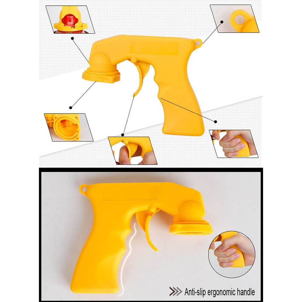 TaffHOME Spray Gun Alat Bantu Cat Semprot Pilok Aerosol - SK001 - Gambar 6