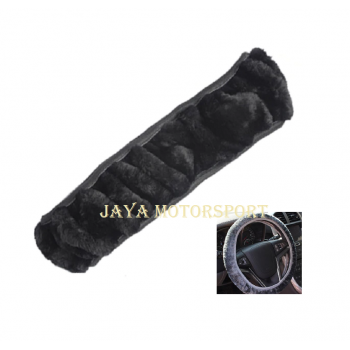 JMS - Sarung Stir Bulu Pelindung Setir Mobil Steering Wheel Cover
