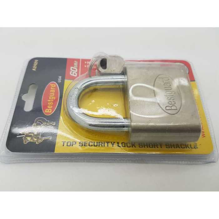 Jual Gembok BESTGUARD 60mm Pendek PADLOCK