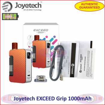 Joyetech Exceed GRIP 1000mAh Smart POD System Vaporizer - Authentic