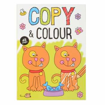WM BBW COPY & COLOUR buku menggambar dan mewarnai 48 Halaman