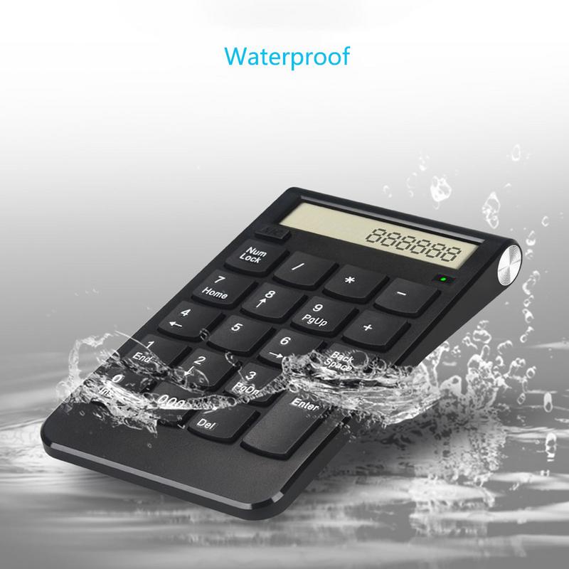 TMDT Keyboard Numeric Wireless 2.4GHz Rechargeable Keypad - 839ES