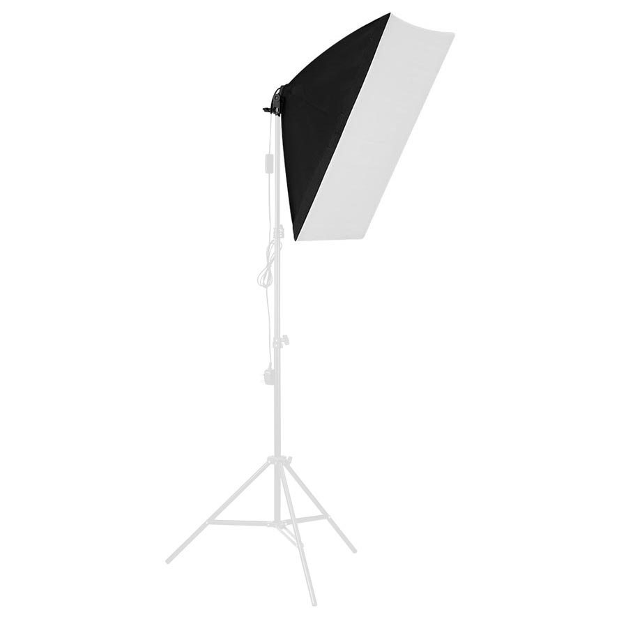 TaffSTUDIO Payung Softbox Reflektor Umbrella 60x90cm E27 Single Socket - LD-TZ206