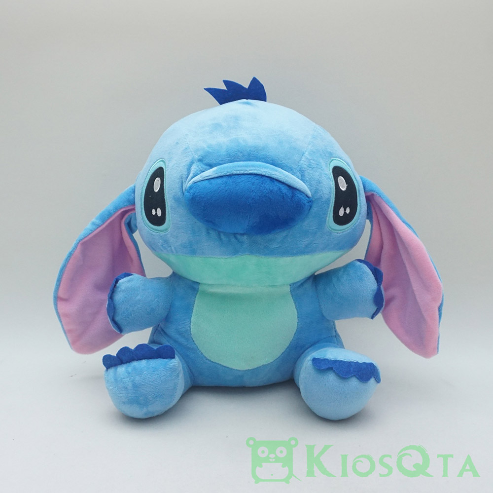 boneka baby stitch sitting biru medium OKT