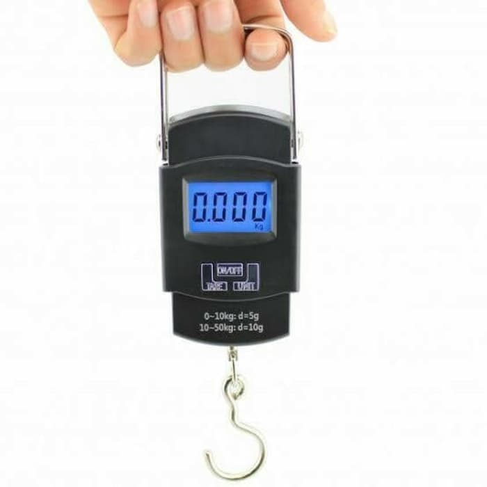 WH-A08 Portable Electronic Scale - Timbangan Gantung 50 Kg