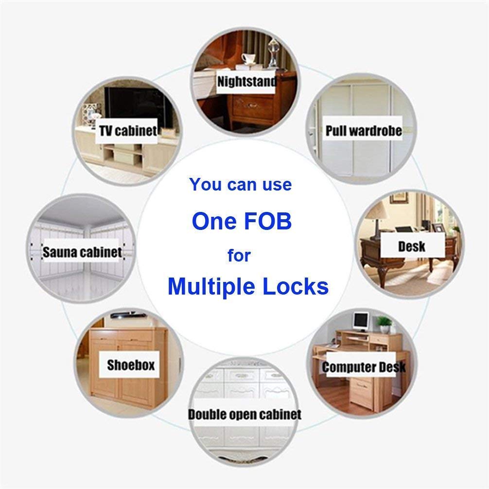 Golden Security Kunci Lemari Sensor RFID Keyless Cabinet Door Lock - SCRFID