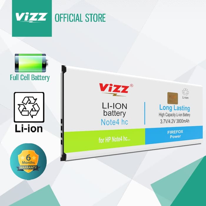 Vizz Baterai Samsung NOTE 4 HC Original