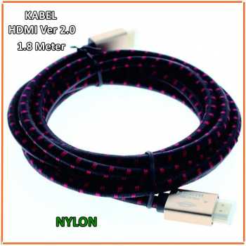 Mediatech Kabel HDMI Nylon Ver 2.0 Ultra HD 4K ( 660130 )