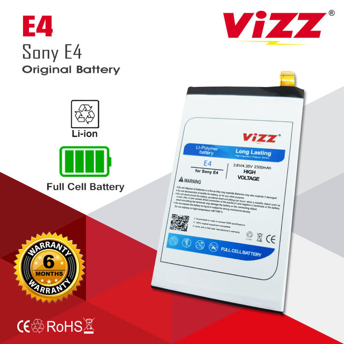 Vizz Baterai SONY EXPERIA E4 Original