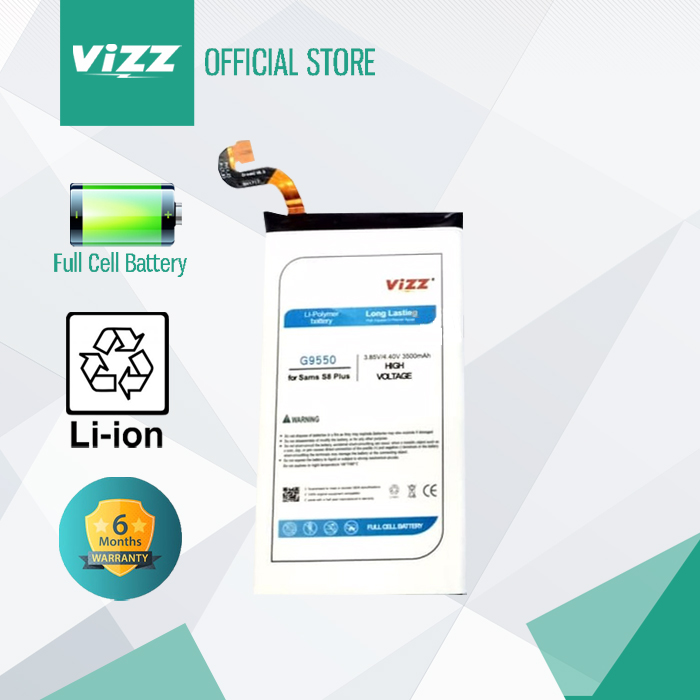 Vizz Baterai Samsung G9550 / Galaxy S8 Plus Original